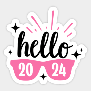 Hello 2024 Sticker